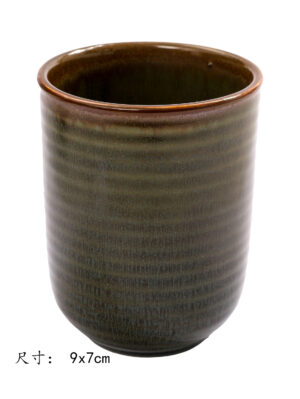 JM罗纹直身杯(绿茶末) 1*100 9x7cm 0246 | EMBFOOD