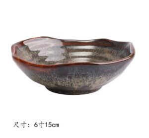 JM万绿拉丝罗纹荷口碗6寸15cm 1*40 | EMBFOOD