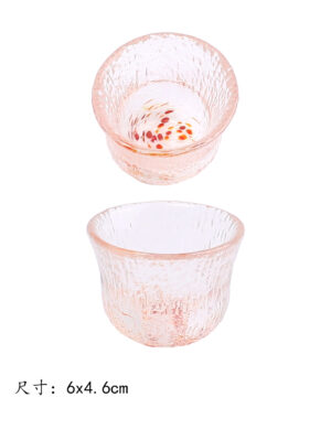 GM彩色透明酒杯(粉色) 1*100 6x4.6cm | EMBFOOD