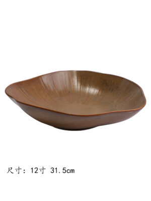 GM流金岁月异形碗14寸 1*12 31.5cm | EMBFOOD