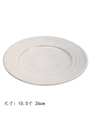 GM窑变紫米平盘10.5寸 1*24 26cm | EMBFOOD