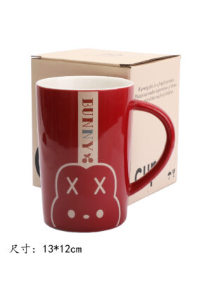 MX元气樱桃兔陶瓷杯4色 1*60 13*12cm 450ML | EMBFOOD