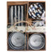 GM6件套餐具-蓝染 1*10套 | EMBFOOD