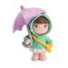 可爱撑伞雨衣挎包女孩摆件 (4色混装) 1*200 6*4.2cm | EMBFOOD
