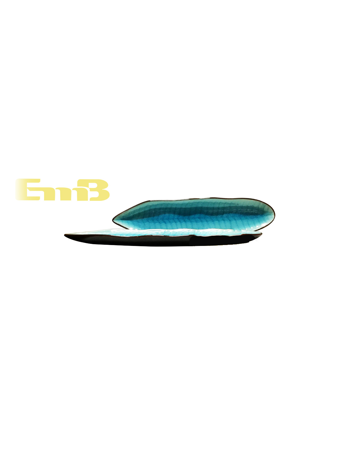 GM天蓝色长叶盘 1*60 34.5x8cm | EMBFOOD