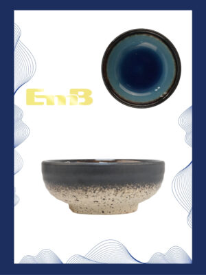 GM海蓝螺纹盅 1*120 9x3.6cm | EMBFOOD