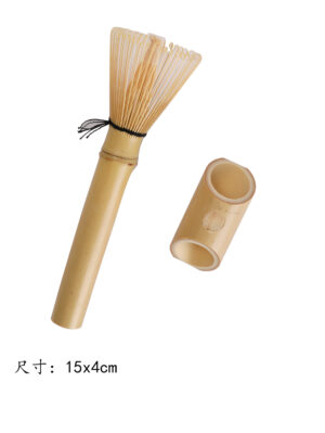 CF白竹长柄32本茶筅(茶洗) 1*200  15x4cm | EMBFOOD