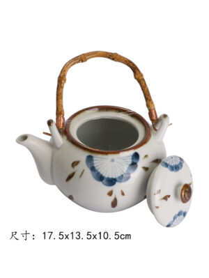 JM南风花茶壶1000ml 17.5x13.5x10.5cm | EMBFOOD