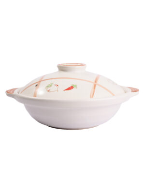 CF白色尖耳煲8.5寸 1*16个 750ml K707 21x6.5c | EMBFOOD