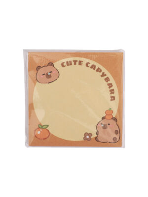文具*卡皮巴拉便签本4款图案8*8cm 1*1600 | EMBFOOD