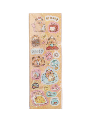 文具*卡皮巴拉咕卡贴纸可爱手帐贴纸 1*1000 | EMBFOOD
