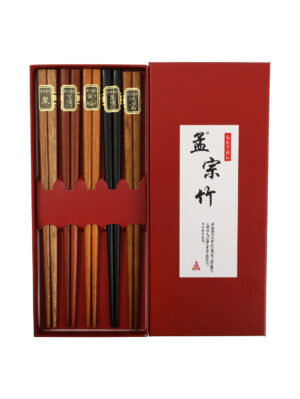 ZXK四角五木筷子*5双装/红盒 1*200盒 | EMBFOOD