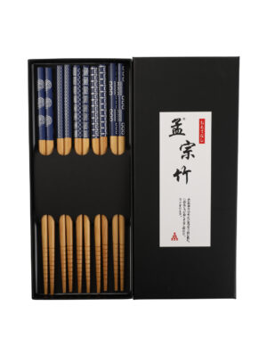 ZXK蓝色经典筷子*5双装/黑盒 1*200盒 | EMBFOOD