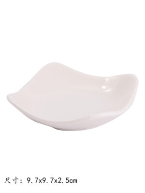 CF3.8寸方形翘脚盘 1*432 JMC292 9.7x9.7x2.5 | EMBFOOD