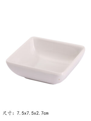 CF3寸7529正方油碟 1*360 7.5x7.5x2.7cm | EMBFOOD