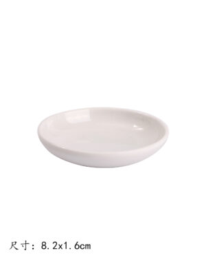 CF101D(3.25寸圆味碟)玉瓷 1*1080 8.2x1.6cm | EMBFOOD