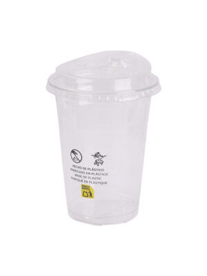 SC一次性塑料冰杯A+盖B 16oz 473ml 1*20条(每条50个装) | EMBFOOD