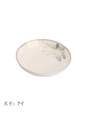 YY兰贵人饭盘-7寸 lgr-013 1*60 | EMBFOOD