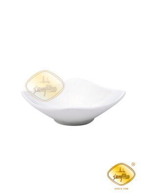 JY白色陶瓷浪漫味碟3寸 1*640 QH0167 | EMBFOOD